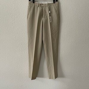 Father Sons beige formal relaxed fit trousers size 30/30 Trousers